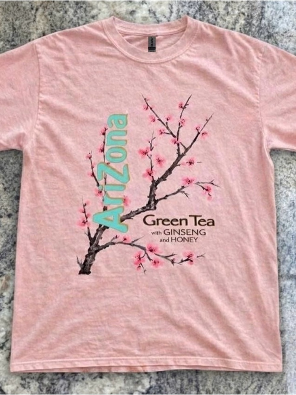 Gildan Pink Arizona Green Tea Graphic Tee